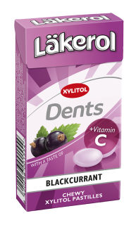 Läkerol Dents Mustaherukka 36g