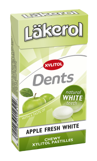 Läkerol Dents Apple Fresh White 36g