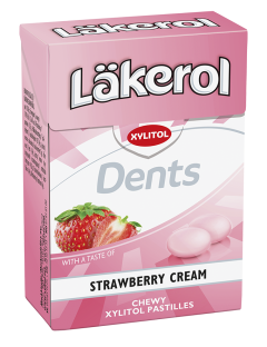Läkerol Dents Strawberry Cream 85g