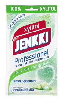 Jenkki Professional Täysksylitolisydän Fresh Spearmint 70g