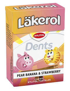 Läkerol Dents Pear Banana 85g