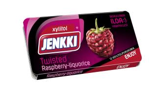 Jenkki Enjoy Twisted Raspberry-Liquorice 18g