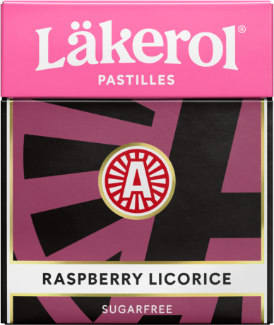 Läkerol Raspberry Licorice 25g