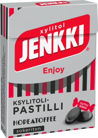 Jenkki Enjoy Hopeatoffee -pastilli 50g