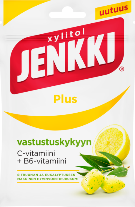 Jenkki Plus Sitruuna-Eukalyptus Vastustuskykyyn