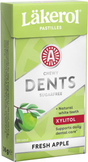 Läkerol Dents Apple Fresh White 36g