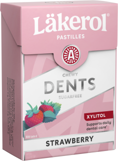 Läkerol Dents Strawberry Cream 85g
