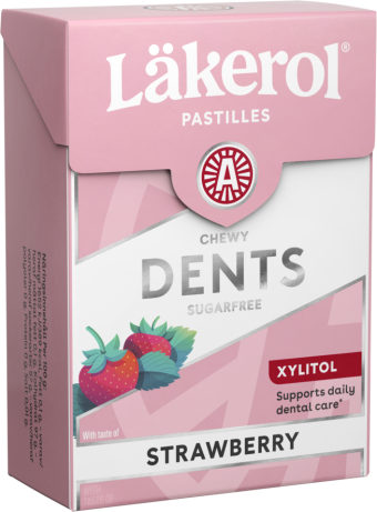 Läkerol Dents Strawberry Cream 85g